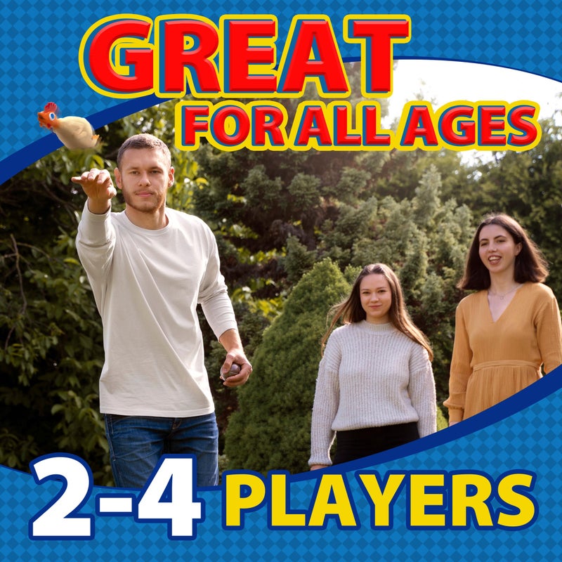 University Games, Flickin Chicken Indoor Outdoor Target Toss Game, The Go Anywhere Game for 2 or More Players Ages 6 and Up - Image 5